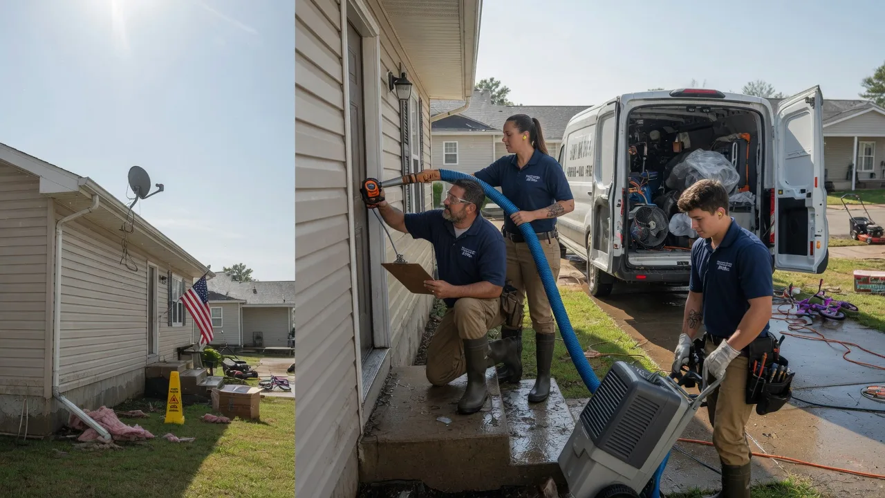 Ceiling Water Damage Restoration in Glade, KS near me